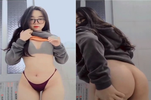 Nàng kính cận gợi cảm với mông to làm tan chảy khán giả